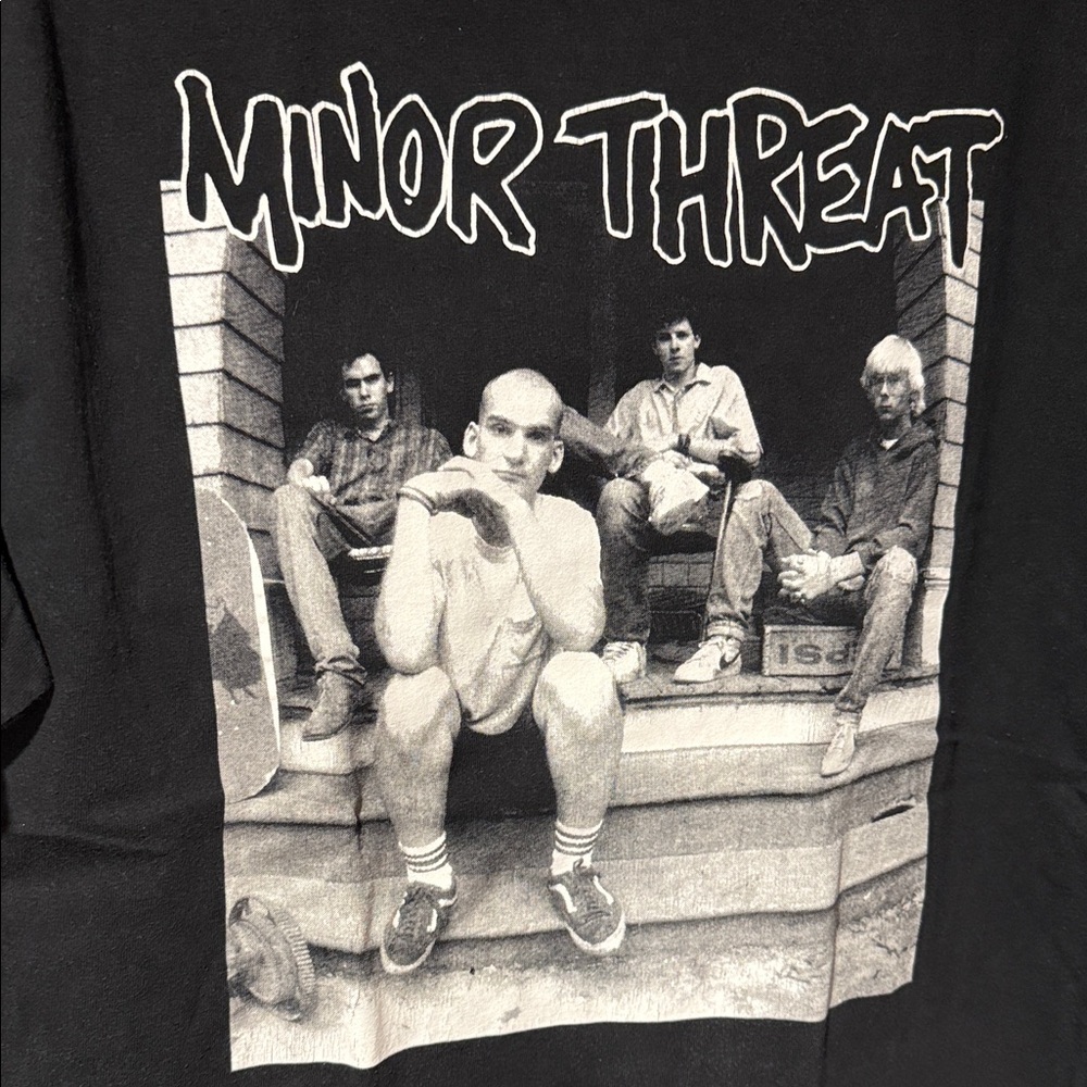 Minor Threat - demo shirt LARGE